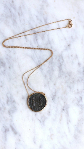 Collier Collier pièce romaine Magnence 58 Facettes