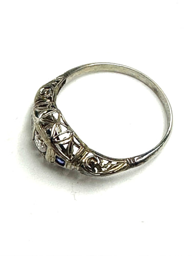 Bague 62 Bague diamant solitaire art déco 58 Facettes