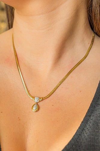Collier Collier Maille anglaise Or jaune Diamant 58 Facettes 2797380CN