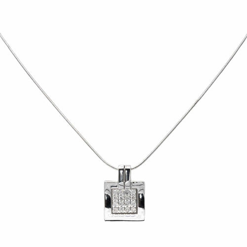 Collier Collier Pendentif Or blanc Diamant 58 Facettes 2687283CN
