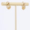 Boucles d'oreilles Dormeuses anciennes roses en or jaune 58 Facettes 15-285