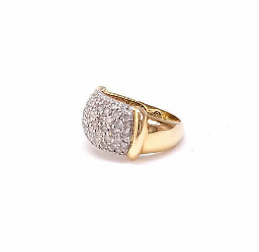 Bague Bague pavage diamants 58 Facettes DV/9