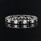 Bague 52 Alliance saphirs diamants tour complet 58 Facettes 22-522