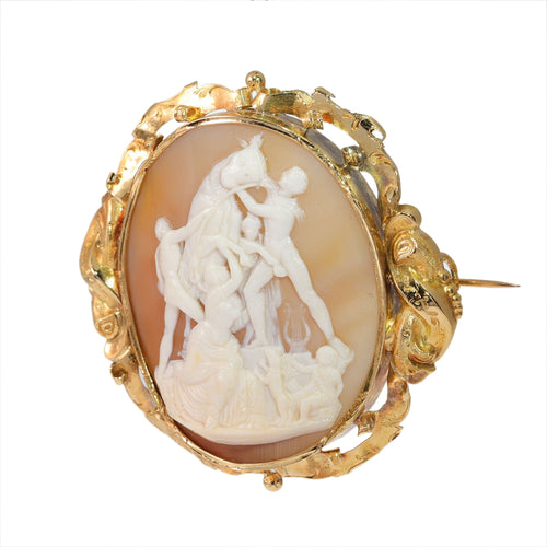Broche Broche camée Le Taureau Farnèse 58 Facettes 23271-0317