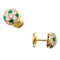 Boucles d'oreilles Boucles d'oreilles Cartier, "Mimi", or jaune, diamants, émeraudes. 58 Facettes 30968