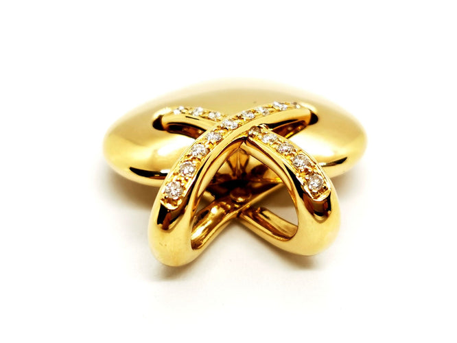 Pendentif Chaumet Pendentif Coeur Liens Or jaune Diamant 58 Facettes 1186440CN