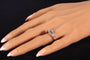 Bague 57 Bague de fiançailles en diamant 58 Facettes 22321-0022