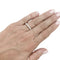 Bague 53 Alliance Boucheron "Grosgrain" en or blanc. 58 Facettes 31922
