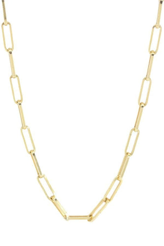 Collier COLLIER MAILLE RECTANGLE 58 Facettes 042581