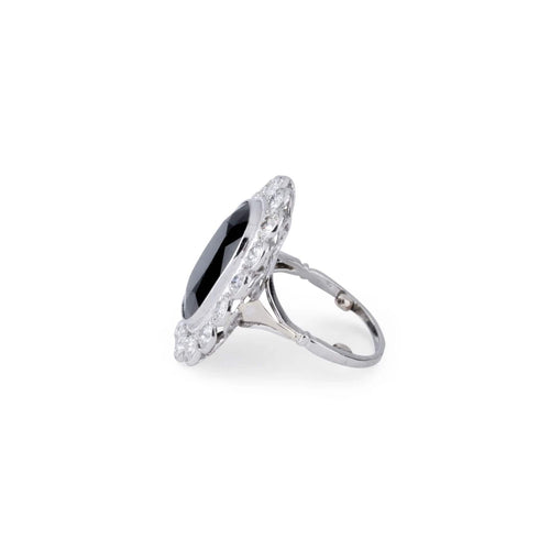 Bague 50 Bague Margueritte Platine Saphir Diamant 58 Facettes 1