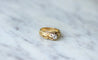 Bague 53 Bague jonc diamant volutes or jaune 58 Facettes
