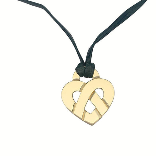 Pendentif Pendentif Poiray, "Coeur Entrelacé", or jaune. 58 Facettes 31437