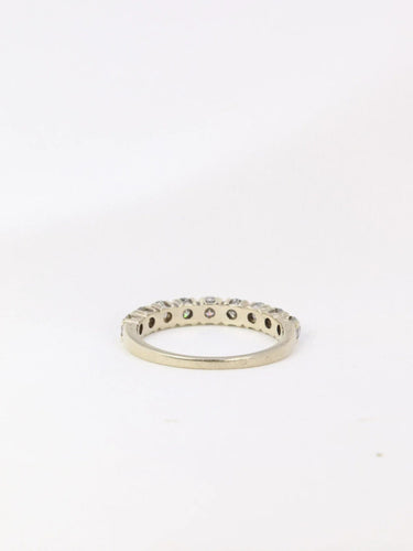 Bague Demi-Alliance américaine diamants 0,9 ct 58 Facettes J118