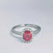 Bague Bague en or blanc diamants et rubis 58 Facettes 5569