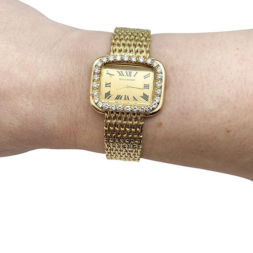 Montre Montre Boucheron en or jaune et diamants. 58 Facettes 30861