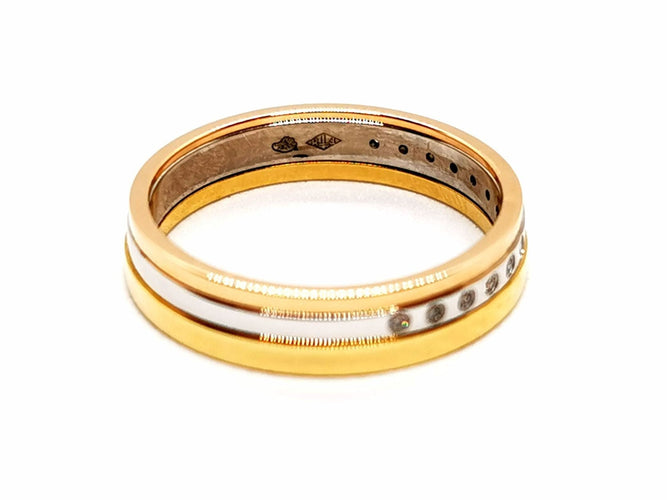 Bague 51 Bague Alliance Or jaune Diamant 58 Facettes 1186420CN