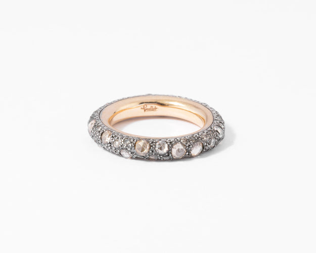 Bague Alliance diamants bruns  Pomellato modèle Tango 58 Facettes 0