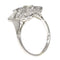 Bague 58 Romance éternelle : bague Art Déco en platine et diamants des années 1950 58 Facettes 24002-0085