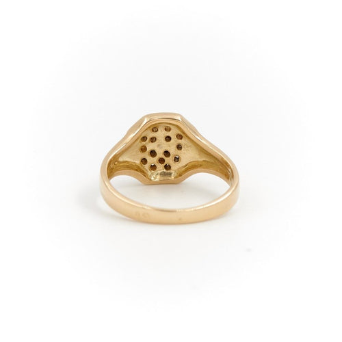 Bague 50 Bague Chevalière Or jaune Diamant 58 Facettes 1597908CN