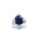 Bague 52 / Blanc/Gris / Or 750 Bague Saphir et Diamants 58 Facettes 210032R