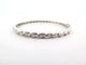 Bracelet bracelet jonc en or blanc 18k 16.6gr serti de 11 diamants 0.88ct 58 Facettes 249108