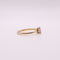 Bague Bague solitaire or jaune améthyste ovale 58 Facettes