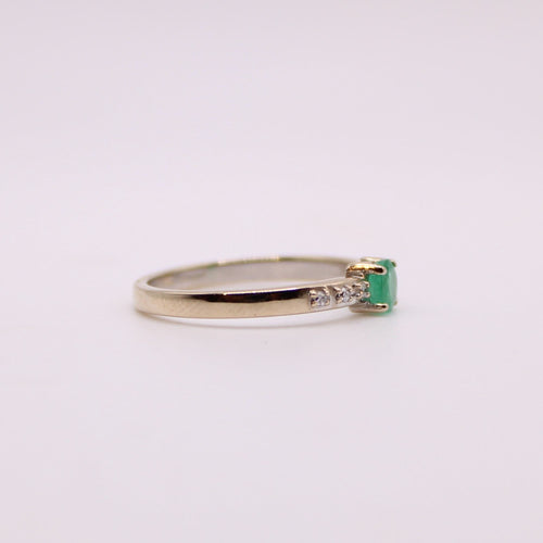 Bague MAUBOUSSIN - bague émeraude, diamants 58 Facettes