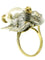 Bague 54 Bague or jaune, argent 58 Facettes 09357-4261