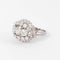 Bague Bague or gris et diamants des années 1960 58 Facettes 0