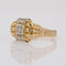 Bague 65 Bague 2 ors diamant motifs géométriques 58 Facettes CV6