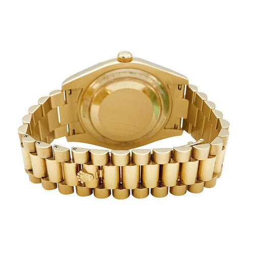 Montre Montre Rolex,"Day-Date", or jaune. 58 Facettes 31011