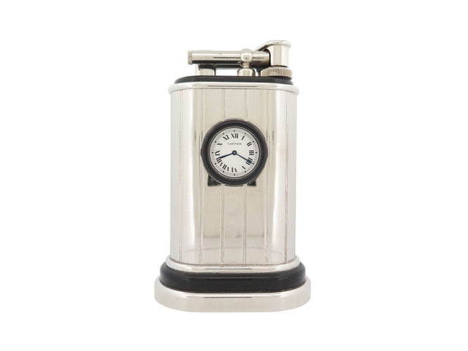 Montre rare pendulette CARTIER briquet de table bureau edition limitee 1000 ex 58 Facettes 254212