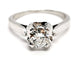 Bague 52.5 Bague Solitaire Platine Diamant 58 Facettes 1747042CN