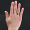 Bague 54 Bague plate or jaune 58 Facettes 15-222C