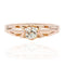 Bague 55 Solitaire en or rose ancien diamant 58 Facettes 22-030