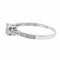 Bague 53 Bague Or blanc Diamant 58 Facettes 2295173CN
