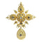 Pendentif Croix en or et diamants 58 Facettes 07162-0181