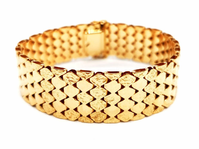 Bracelet Bracelet Manchette Or jaune 58 Facettes 1637062CN