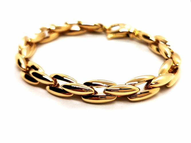 Bracelet Bracelet Maille grain de riz Or jaune 58 Facettes 1639509CN