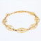 Bracelet Bracelet en or jaune à maillons filigranés 58 Facettes 21-784