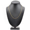 Collier Chaine en or jaune maille gourmette limée 58 Facettes 19-211A