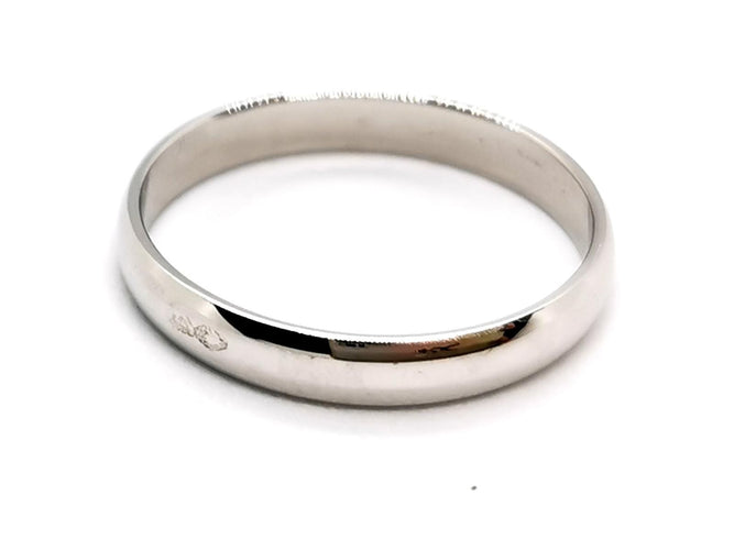 Bague 55 Bague Alliance Or blanc 58 Facettes 1137231CD