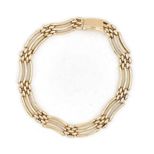 Bracelet Bracelet Maille grain de riz Or jaune 58 Facettes 1751365CN
