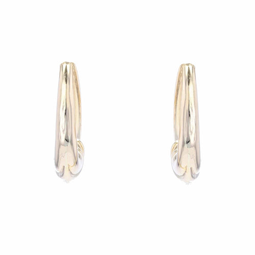 Boucles d'oreilles Boucles d'oreilles créoles ovales en or 58 Facettes 22-321