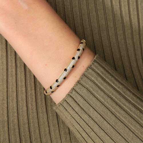 Bracelet BRACELET JONC EMAIL & OR 58 Facettes BO/220089