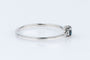 Bague Bague solitaire diamant fancy blue en or blanc 58 Facettes 53072-52-28