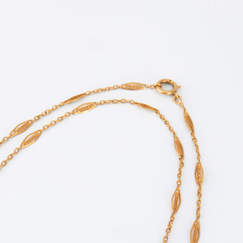 Collier Sautoir Filigrane chaîne 58 Facettes