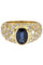 Bague BAGUE JONC SAPHIR ET DIAMANTS 58 Facettes 045771
