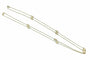 Collier BVLGARI. Sautoir Parentesi or jaune 18K 58 Facettes