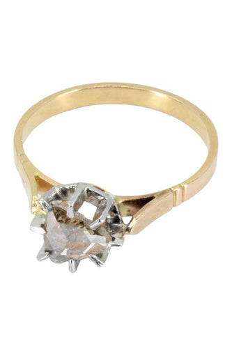 Bague SOLITAIRE ANCIEN DIAMANT 58 Facettes 050341